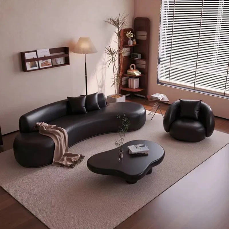 Office Tech Room - Sofá Curvo para Apartamentos Pequeños, Sala