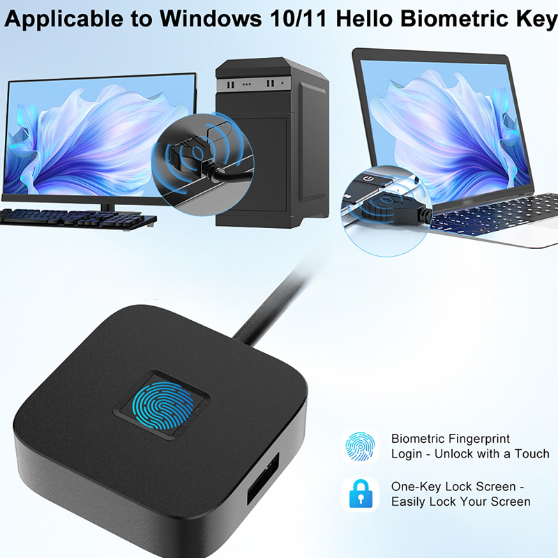 Fingerprint Reader Usb - Lector de Huellas Dactilares USB Compatible