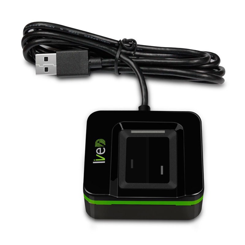 Fingerprint Reader Usb - Escáner óptico de huellas dactilares 20R,