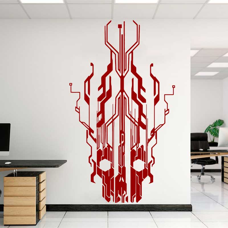 Chip Circuit Tech-pegatina de  - Office Tech Furniture reseña y precio