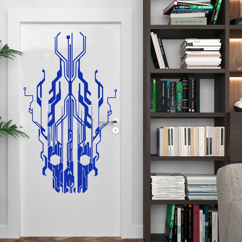 Chip Circuit Tech-pegatina de  - Office Tech Furniture reseña y precio