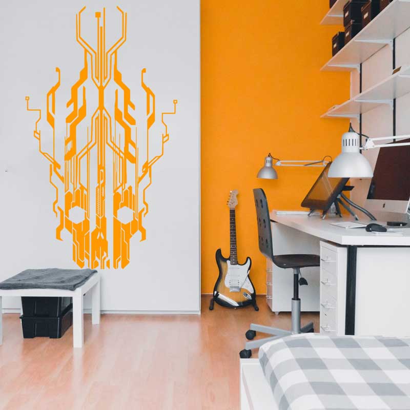 Chip Circuit Tech-pegatina de  - Office Tech Furniture reseña y precio