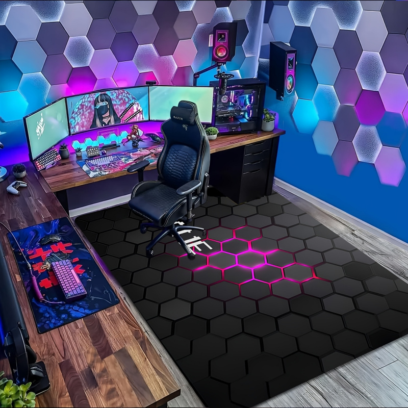 Alfombra de Estilo Tecnológico - Office Tech Room reseña y precio
