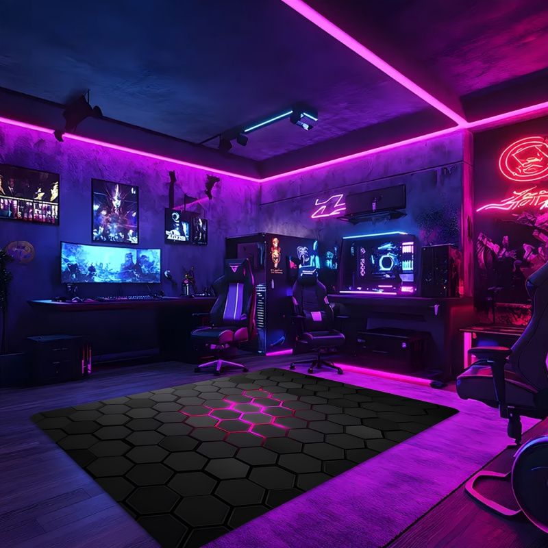 Alfombra de Estilo Tecnológico - Office Tech Room reseña y precio