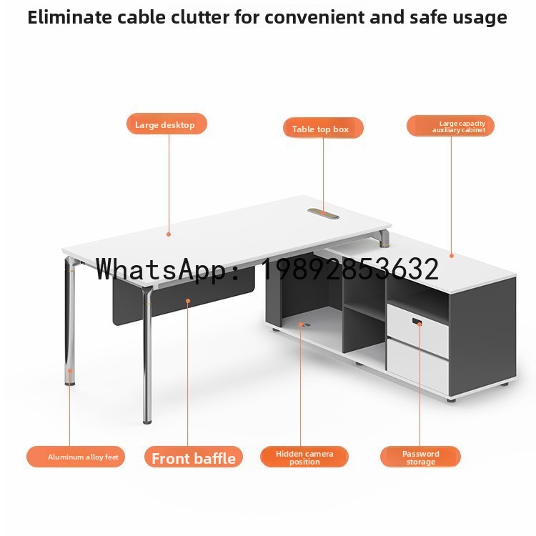 YFY Escritorio de oficina Simp - Office Tech Furniture reseña y precio