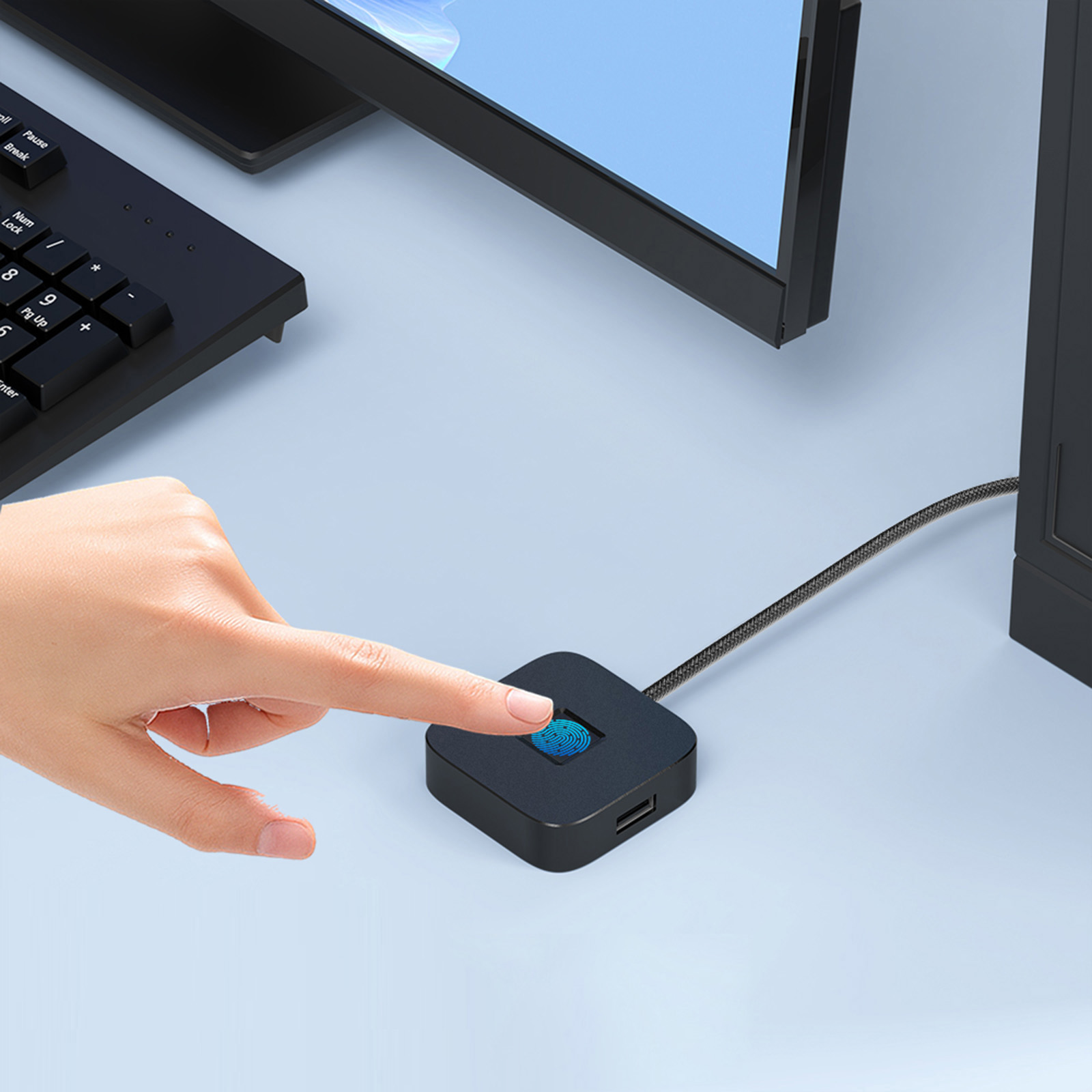 Escáner de huellas dactilares  - Fingerprint Reader Usb reseña y precio