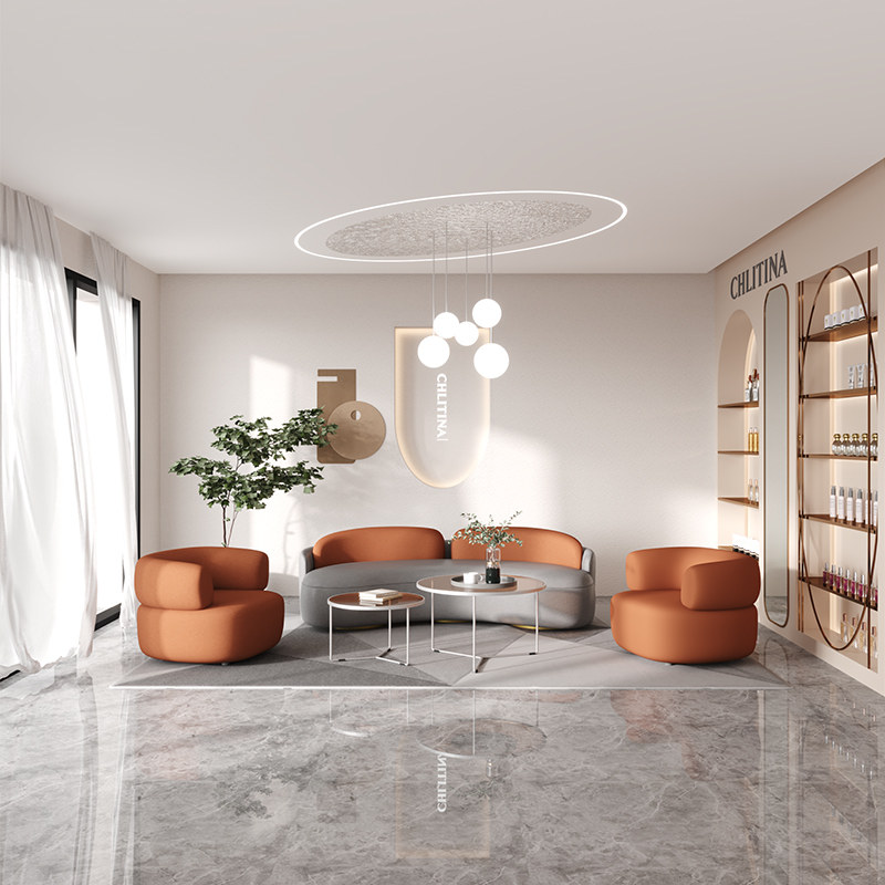 Sofá de Tela Tecnológica Itali - Office Tech Furniture reseña y precio