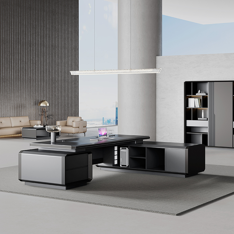 -Escritorio de madera de lujo  - Office Tech Furniture reseña y precio