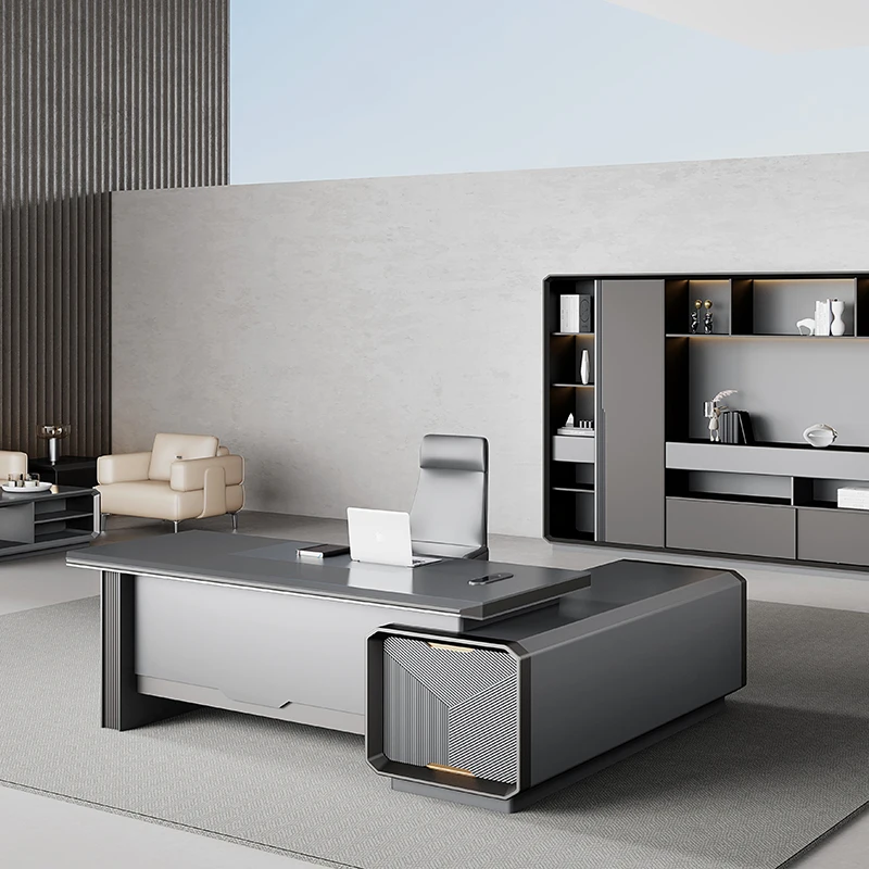 -Escritorio de madera de lujo  - Office Tech Furniture reseña y precio